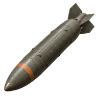 A cluster bomb